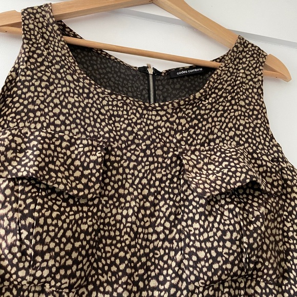 Leopard-print Sleeveless Midi Dress - Picture 2 of 5